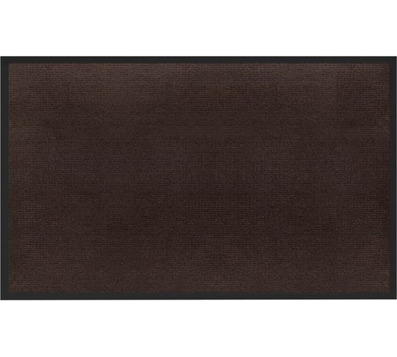 Коврик придверный ОФИСМАГ 50x80см КОРИЧНЕВЫЙ влаго-грязезащитный 300гр/м2, рубчик, PRIMILA STANDARD 701015 1