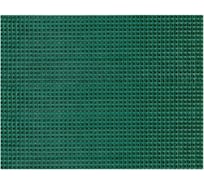 Коврик придверный ОФИСМАГ 45x60см ЗЕЛЕНЫЙ пластик BRAUBERGовый грязезащитный, толщина 10мм, ТРАВКА, PRIMILA 701065