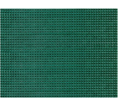 Коврик придверный ОФИСМАГ 45x60см ЗЕЛЕНЫЙ пластик BRAUBERGовый грязезащитный, толщина 10мм, ТРАВКА, PRIMILA 701065