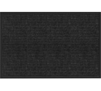 Коврик придверный ОФИСМАГ 40x60см, черный влаго-грязезащитный, 450гр/м2, ребристый, PRIMILA EXTRA 701027