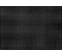 Коврик придверный ОФИСМАГ 60x90см, черный, пластиковый грязезащитный, толщина 10мм, ТРАВКА, PRIMILA, 701066