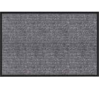 Коврик придверный ОФИСМАГ 40x60см СЕРЫЙ влаго-грязезащитный, 450гр/м2, ребристый, PRIMILA EXTRA 701022