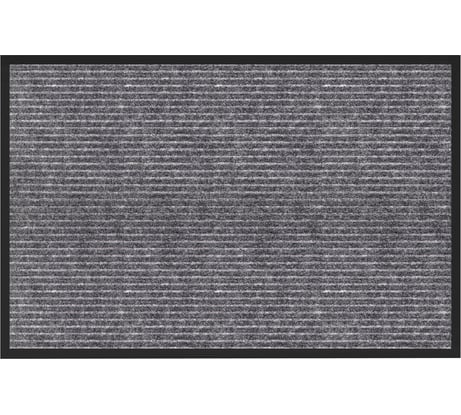 Коврик придверный ОФИСМАГ 40x60см СЕРЫЙ влаго-грязезащитный, 450гр/м2, ребристый, PRIMILA EXTRA 701022