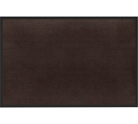 Коврик придверный 40x60см КОРИЧНЕВЫЙ влаго-грязезащитный 300гр/м2, рубчик, PRIMILA STANDARD, ОФИСМАГ 701014