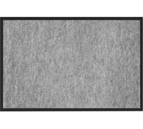 Коврик придверный ОФИСМАГ 40x60см СЕРЫЙ влаго-грязезащитный 300гр/м2 мелкий рубчик PRIMILA STANDARD 701018