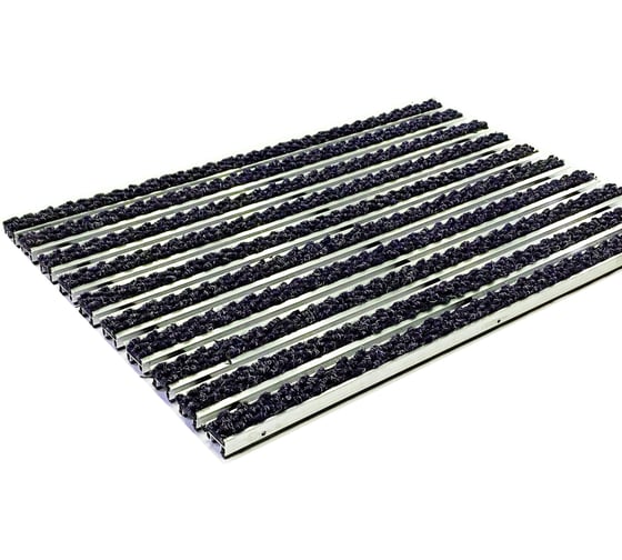 Грязезащитная придверная решетка ООО ПК ЦентрВход Эксперт ворс, синий, 590х390мм 731EX142 1