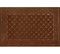 Коврик придверный ЛЮБАША 60x90см ВЕНГЕ грязезащитный 430гр/м2, фактурный рисунок ЧЕШУЙКИ 701062