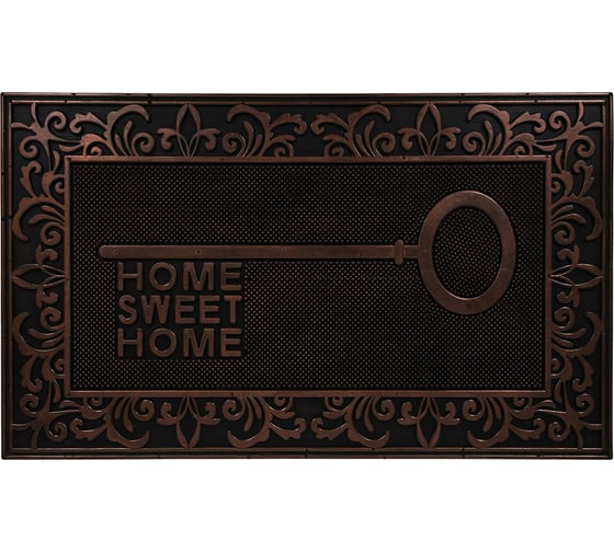 Придверный коврик VORTEX Ключ 45x75 см, медь 24315
