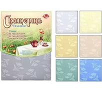 Скатерть МУЛЬТИДОМ Тюльпаны 150х228 см овал полиэстер 6 цветов B65-59