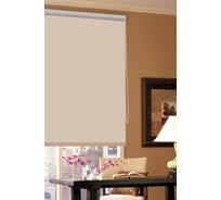 Рулонная штора Эскар blackout отражающий бежевый, 90х170 см 39009090170