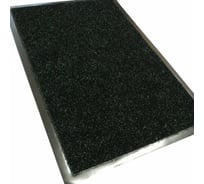 Коврик придверный PRIMILA LOFT 60x90см, черный, влаго-грязезащитный, 600гр/м2, плотный, 701048