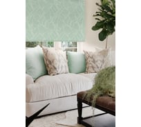 Рулонная штора Эскар Blackout, Bananas, светло-зеленый, 90х170 см 81343090170