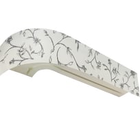 Трехрядный карниз Эскар Классика Романтика белая в сборе, 2.4 м 342431240