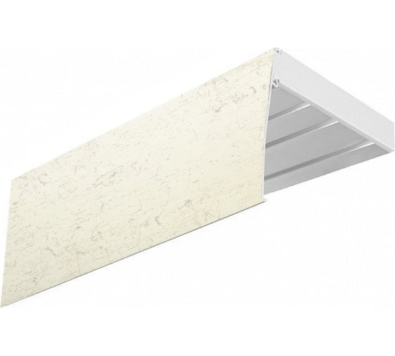 Трехрядный карниз Эскар ЭКОНОМ Кракэ в сборе, 2.0 м 357430200 1