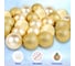 Набор ёлочных шаров Winter Glade, пластик, золотой микс, 25 шт в упаковке 60125G001 4
