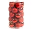 Набор ёлочных шаров Winter Glade, пластик, красный микс, 25 шт в упаковке 60125G003 1