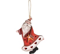 Декоративное украшение Волшебная страна Дед мороз 14х9 см, фанера 103448