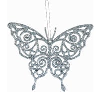 Подвесное украшение Волшебная страна Бабочки 3 шт., цвет серебряный 103185