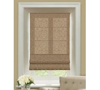 Римская тканевая штора Эскар Эмоджи коричневый, 80х160 см 1030080