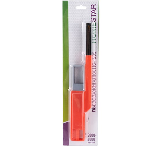 Пьезозажигалка HomeStar HS-1205 красная 102768
