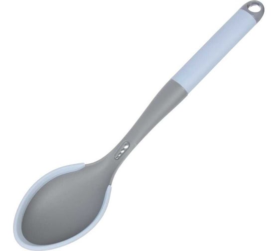Ложка поварская Daniks для кухни, нейлон, силикон, навеска, Denim, WFCF016-1 481054 1