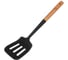 Лопатка для кухни Daniks бамбук, силикон, навеска, Black, WFCFA-0038-5, с прорезью 481068 1