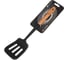 Лопатка для кухни Daniks бамбук, силикон, навеска, Black, WFCFA-0038-5, с прорезью 481068 3