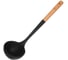 Половник для кухни Daniks бамбук, силикон, навеска, чер, Black, WFCFA-0038-3 481066 1