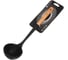 Половник для кухни Daniks бамбук, силикон, навеска, чер, Black, WFCFA-0038-3 481066 3