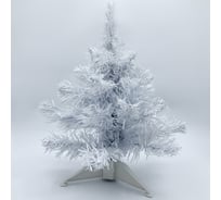 Настольная новогодняя искусственная ель Золотая сказка Snow White 30 см, ПВХ, белая 591708