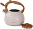 Чайник Willmark WTK-4122SS (3л, со свистком, с крышкой, нейлоновая ручка, техн, Easy spout open) (Кремово-белый) 2001459 4
