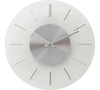 Настенные часы Apeyron круглые, цвет корпуса белый стекло GL200922