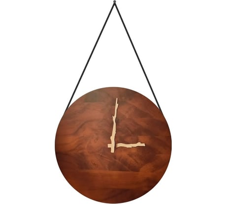 Настенные часы Apeyron круглые, корпус коричневый, дерево WD200918