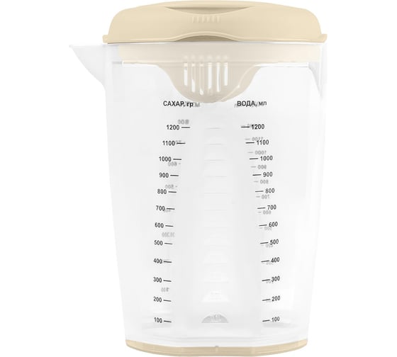 Емкость для блендера мерная PLAST TEAM Stockholm, 1,5 л, молочный туман 275774 1