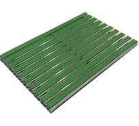 Грязезащитная придверная решетка ООО ПК ЦентрВход Эксперт резина, зеленый, 590х390мм 731EX154