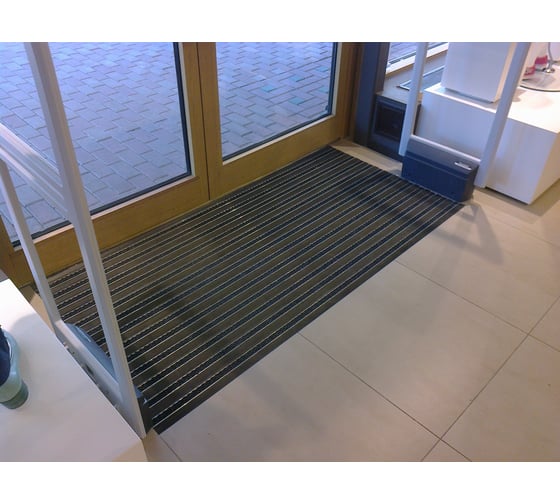 Грязезащитная придверная решетка Алсагор АЛСА резина + скребок, 1500 х 1000 мм A111015