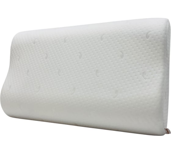 Анатомическая подушка Асветида 40x60 Light (форма волна)W с эффектом памяти Memory foam средней жесткости П604012/10Л 1