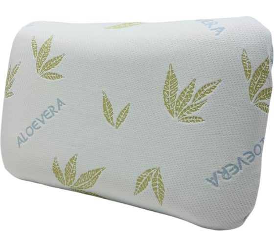 Анатомическая подушка Асветида 40х60 Aloe с эффектом памяти Memory foam средней жесткости П604012А 1