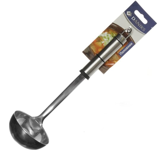 Половник DANIKS Стандарт нержавеющая сталь, навеска, YW-KT006B-2/D-003 222820 1