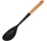 Ложка поварская Daniks бамбук, силикон, навеска, Black, WFCFA-0038-1 481065 1