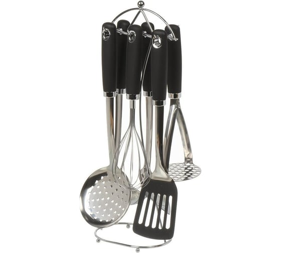 Набор кухонных принадлежностей DANIKS 7 предметов, на подставке, YW-KT353 480464 1
