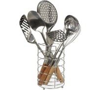 Набор кухонных принадлежностей DANIKS 7 предметов, на подставке YW-KT356 480465