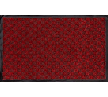 Влаговпитывающий придверный коврик ComeForte жаккард 90x150 бордовый HP-219