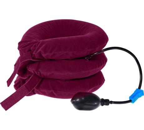 Массажный надувной воротник BRADEX бордовый KZ 0926