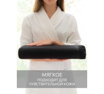 Полотенце Guten Morgen Вафельное полотно, Валласон, Черный 90х150 см ПВ-ВЧерн-90-150