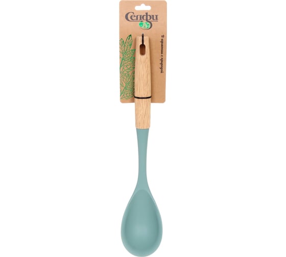 Ложка кухонная силиконовая Селфи OLIVA 35.5см 312-1026 1