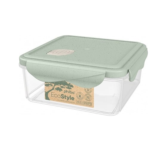Контейнер для холодильника и микроволновой печи Phibo ECO STYLE с клапаном 1.0 л 433121636