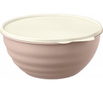 Миска Phibo WAVE с крышкой 1.55 л, бежевый флэк 433228135