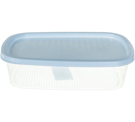 Прямоугольный контейнер для СВЧ и заморозки Умничка 1 л пастель MPU8133