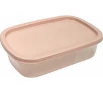 Прямоугольный контейнер для СВЧ и заморозки Умничка 1,6 л пастель MPU8157